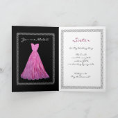 Invitation SISTER Be My Bridesmaid (Intérieur)