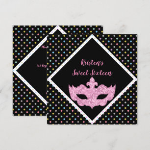 INVITATION SITE D'INVITATION DE SWEET SIXTEEN MASQUÉRADE
