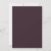 Invitation Site Web de Mariage Formel Classique avec Bordure (Dos)