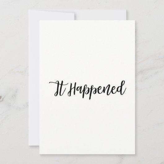 Invitation Site Web de Réponse au Mariage Simple Script Récep (Devant)