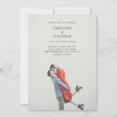 Invitation Site Web de RSVP de Mariage avec Superposition de (Devant)