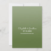 Invitation Site Web Plage Mariage Tropical Copper Palm Trees (Dos)
