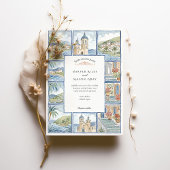 Invitation Sitges Artistiques Espagne Carrelage Aquarelle Mar