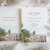 Invitation Sitges Espagne Destination Mariage Sauvegarder la 