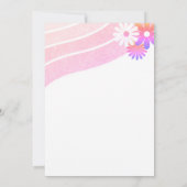 Invitation Six est Sweet Colorful Cupcake Sixième anniversair (Dos)