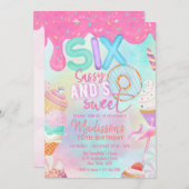 Invitation Six Sassy et So Sweet (Devant / Derrière)