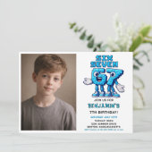 Invitation Six Seven Meme 7e Anniversaire | Drôle Tendance (Debout devant)