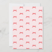 Invitation Six Seven Meme 7th Kids Birthday Handdrawn bow (Dos)