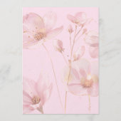 Invitation Sixty and Fabulous Blush Pink Floral 60th Birthday (Dos)