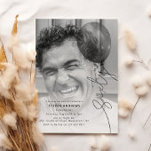 Invitation Sixty Balloon String | Photo 60th Birthday Party