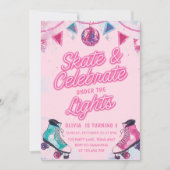 Invitation Skate & Celebrate Under the Lights Roller Skating (Devant)