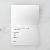 Invitation skate party : type stacks (Intérieur)