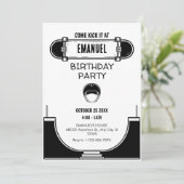 INVITATION SKATEBOARD (Debout devant)