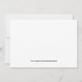 Invitation Skateboard boy - choisissez votre couleur arrière (Dos)