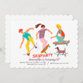 Invitation Skateboarders (Devant / Derrière)