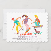 Invitation Skateboarders (Devant)