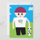 Invitation Skater Boy (Devant)