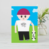 Invitation Skater Boy