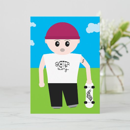 Invitation Skater Boy