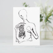 Invitation skele solitaire (Debout devant)