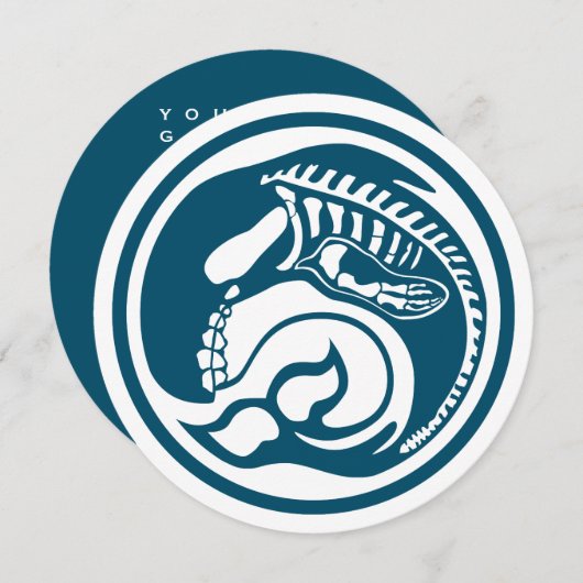 Invitation skeleorca (Devant / Derrière)