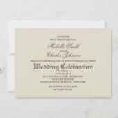 Invitation Skeleton Couple Mariage (Dos)