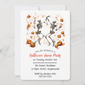 Invitation Skeleton Dance Party (Devant)