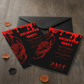 Invitation Skeleton effrayant Halloween 2025