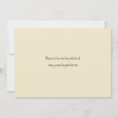 Invitation Skeleton en forme de coeur Mains Déplaisant Mariag (Dos)