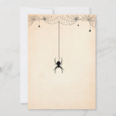 Invitation Skeleton Famille Ménage Halloween Party Bash (Dos)