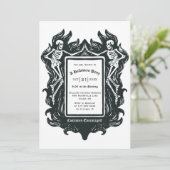 Invitation Skeleton Halloween (Debout devant)