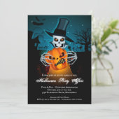 Invitation Skeleton Wicked Affirmer Halloween (Debout devant)