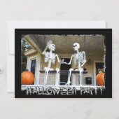 Invitation Skeletons personnalisés Fête d'Halloween (Devant)