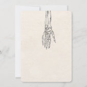 Invitation Skeletons vintages 2 Halloween à l'air froid (Dos)