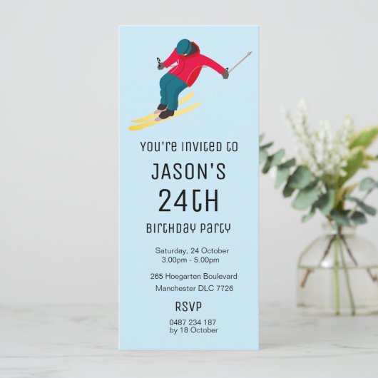 Invitation Ski (Debout devant)