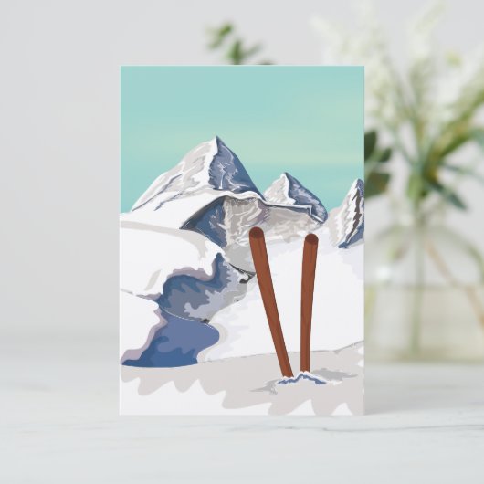 Invitation Ski (Debout devant)