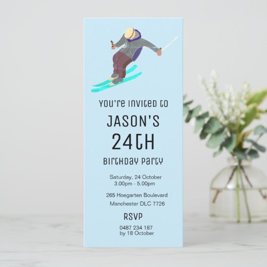 Invitation Ski (Debout devant)