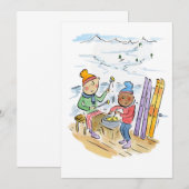 Invitation Ski Apres (Devant / Derrière)