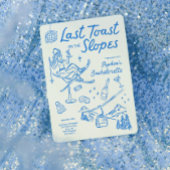 Invitation Ski Bachelorette Partie Itinéraire Derniers pentes