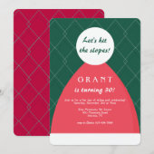 Invitation Ski Cap (Devant / Derrière)