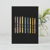 Invitation Ski - Collection de planches à ski (Debout devant)