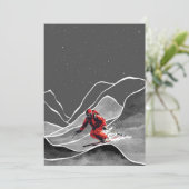 Invitation Ski de montagne sur neige (Debout devant)