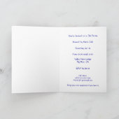 Invitation Ski Down Down Mountain - Personnalisable (Intérieur)