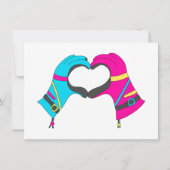 Invitation Ski Goggles Ski Thématique Bachelorette Party (Dos)