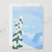 Invitation Ski Montagne (Dos)