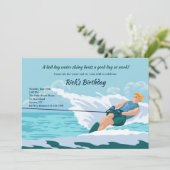 Invitation Ski nautique Homme (Debout devant)