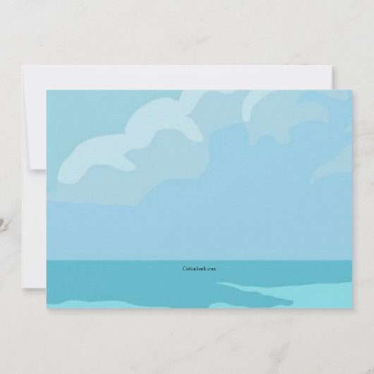 Invitation Ski nautique Homme (Dos)