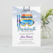 Invitation ski nautique week-end bachelorette (Debout devant)