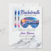 Invitation ski nautique week-end bachelorette (Devant)