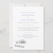 Invitation Ski Resort Couple In Loy Wintery Mountain Peaks (Dos)